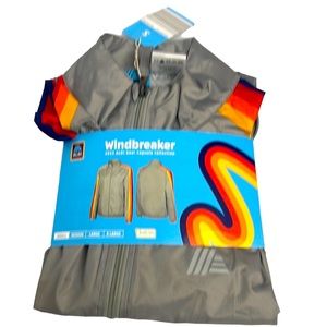 Aldi Gear 2023 Capsule Collection Full-Zip Windbreaker NWT gray Sz small unisex